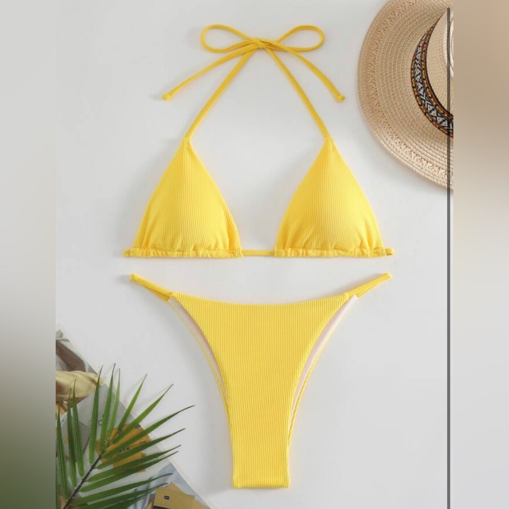 Brand New : Yellow Classic Bikini